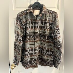 Weatherproof Vintage Southwest Jacquard Shirt Jacket men’s S